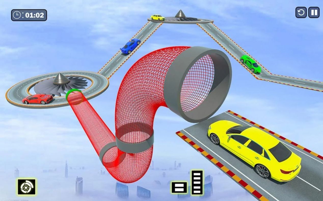 疯狂出租车：空中特技安卓版宣传图3